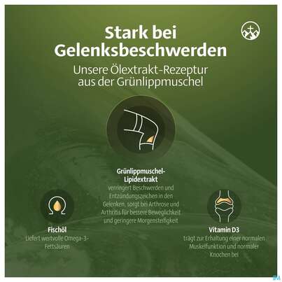Sie sehen eine Packung Alpinamed Mobilitaetskapseln Forte 30st, Produktbild: 05 Alpinamed Mobilitaetskapseln Forte 30st, A-Nr.: 4269644 - 05