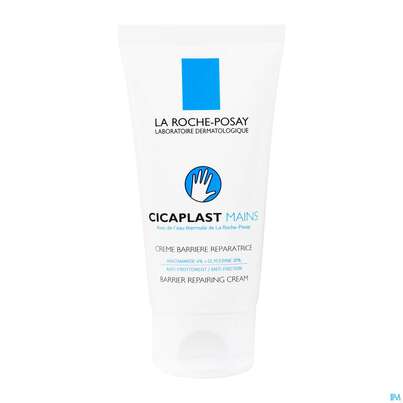 Sie sehen eine Packung La Roche Posay Cicaplast/mains Hautbarriere Handcreme 50ml, Produktbild: 05 La Roche Posay Cicaplast/mains Hautbarriere Handcreme 50ml, A-Nr.: 4271606 - 05