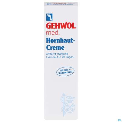 Sie sehen eine Packung Hornhaut Creme Gehwol Med.nr 64046 75ml, Produktbild: 01 Hornhaut Creme Gehwol Med.nr 64046 75ml, A-Nr.: 3745427 - 01