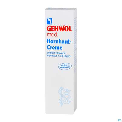 Sie sehen eine Packung Hornhaut Creme Gehwol Med.nr 64047 125ml, Produktbild: 02 Hornhaut Creme Gehwol Med.nr 64047 125ml, A-Nr.: 3745433 - 02