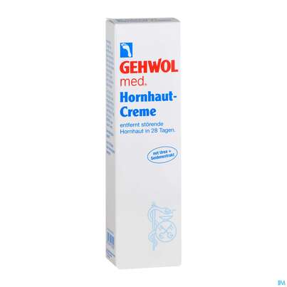 Sie sehen eine Packung Hornhaut Creme Gehwol Med.nr 64047 125ml, Produktbild: 03 Hornhaut Creme Gehwol Med.nr 64047 125ml, A-Nr.: 3745433 - 03