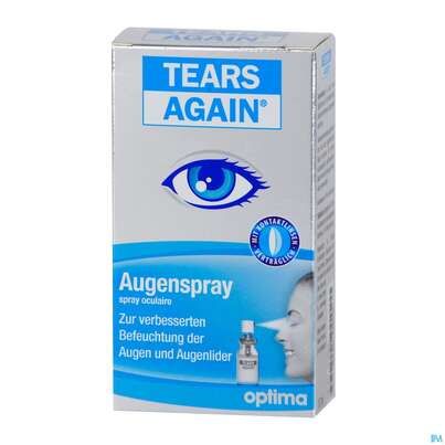 Sie sehen eine Packung Tears Again Augenspray -optima 10ml, Produktbild: 04 Tears Again Augenspray -optima 10ml, A-Nr.: 3726022 - 04