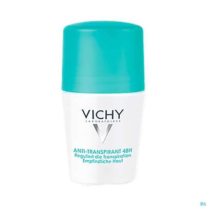 Sie sehen eine Packung Vichy Deo/roll-on 48h 50ml, Produktbild: 02 Vichy Deo/roll-on 48h 50ml, A-Nr.: 3724419 - 02