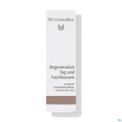 Sie sehen eine Packung Dr. Hauschka Regeneration Tag Und Nachtserum 30ml, Produktbild: 01 Dr. Hauschka Regeneration Tag Und Nachtserum 30ml, A-Nr.: 3735506 - 01