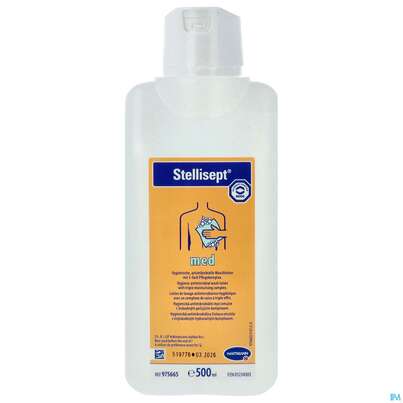 Sie sehen eine Packung Stellisept Med Antimikrob.waschlotion -hartmann 500ml, Produktbild: 02 Stellisept Med Antimikrob.waschlotion -hartmann 500ml, A-Nr.: 3699207 - 02