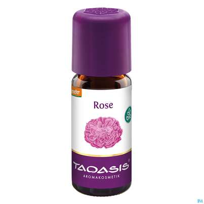 Sie sehen eine Packung Taoasis Rosenöl Rein Bio Bulgarisch 2% In Jojobaöl Demeter 10ml, Produktbild: 03 Taoasis Rosenöl Rein Bio Bulgarisch 2% In Jojobaöl Demeter 10ml, A-Nr.: 4052838 - 03
