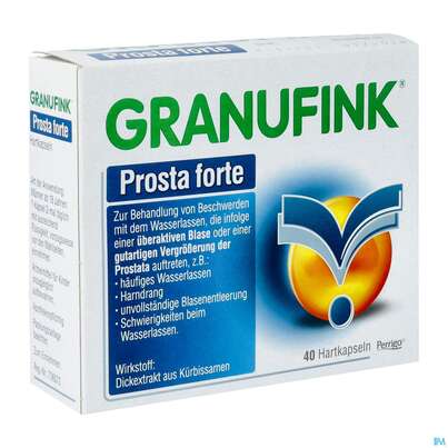 Sie sehen eine Packung Granufink Hartkapseln Prosta Forte 40st, Produktbild: 02 Granufink Hartkapseln Prosta Forte 40st, A-Nr.: 4227427 - 02