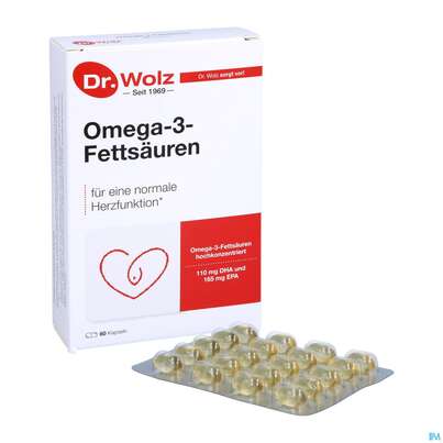 Omega -3 Fettsaeuren Kapseln Dr.wolz Nr 60593 60st, A-Nr.: 3693506 - 07