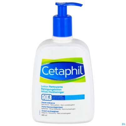 Sie sehen eine Packung Cetaphil Reinigungslotion 460ml, Produktbild: 01 Cetaphil Reinigungslotion 460ml, A-Nr.: 3676123 - 01