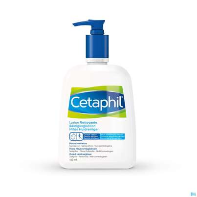 Sie sehen eine Packung Cetaphil Reinigungslotion 460ml, Produktbild: 05 Cetaphil Reinigungslotion 460ml, A-Nr.: 3676123 - 05
