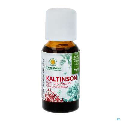 Sie sehen eine Packung Kaltinson -sonnenmoor Duft +riechoel Tropfeinsatz Kaltinhalation 20ml, Produktbild: 02 Kaltinson -sonnenmoor Duft +riechoel Tropfeinsatz Kaltinhalation 20ml, A-Nr.: 3635041 - 02