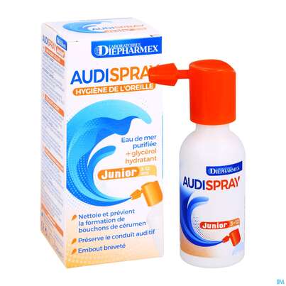 Sie sehen eine Packung Audispray Junior 25ml, Produktbild: 05 Audispray Junior 25ml, A-Nr.: 3625864 - 05