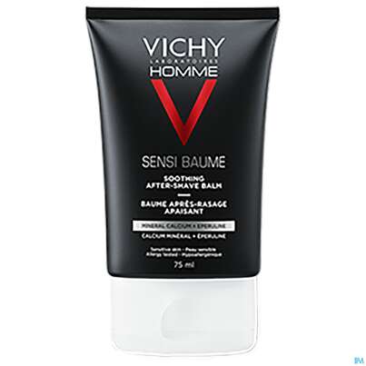 Sie sehen eine Packung Vichy Homme Sensi/balsam/ca 75ml, Produktbild: 02 Vichy Homme Sensi/balsam/ca 75ml, A-Nr.: 3595838 - 02