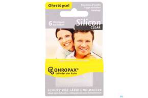 Ohrenschutz Ohropax/clear Silicon G.laerm/wasser/wind Farbl 6st, A-Nr.: 3967375 - 01