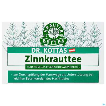 Sie sehen eine Packung Dr.Kottas Tee Zinnkraut 20st, Produktbild: 01 Dr.Kottas Tee Zinnkraut 20st, A-Nr.: 3886300 - 01