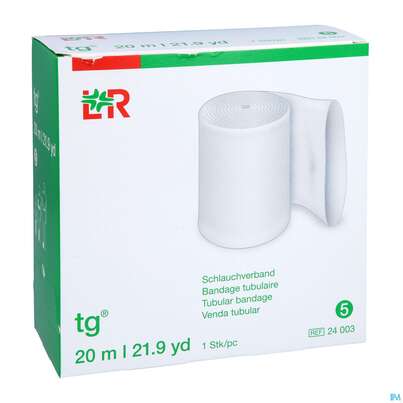 Sie sehen eine Packung Schlauchverband Tg Gr 5 5,5cm Arm,unter- Schenkel,ki.bein 20m, Produktbild: 02 Schlauchverband Tg Gr 5 5,5cm Arm,unter- Schenkel,ki.bein 20m, A-Nr.: 1243868 - 02