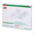 Sie sehen eine Packung Salbenverband Lomatuell-h 5x 5cm 10st, Produktbild: 02 Salbenverband Lomatuell-h 5x 5cm 10st, A-Nr.: 2029054 - 02