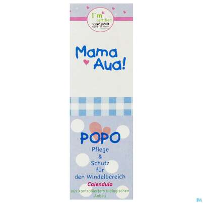 Sie sehen eine Packung Mama-aua Creme Popo Natur 50ml, Produktbild: 01 Mama-aua Creme Popo Natur 50ml, A-Nr.: 3841556 - 01