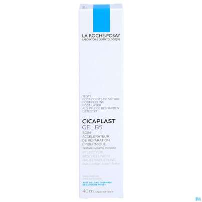 Sie sehen eine Packung La Roche Posay Wundpflegecreme Cicaplast Gel B5 Narbenpflege Neu 40ml, Produktbild: 01 La Roche Posay Wundpflegecreme Cicaplast Gel B5 Narbenpflege Neu 40ml, A-Nr.: 3039333 - 01