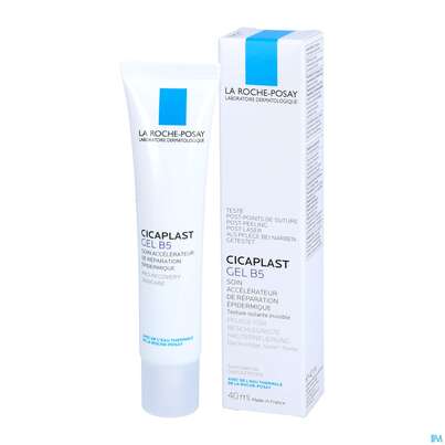 Sie sehen eine Packung La Roche Posay Wundpflegecreme Cicaplast Gel B5 Narbenpflege Neu 40ml, Produktbild: 04 La Roche Posay Wundpflegecreme Cicaplast Gel B5 Narbenpflege Neu 40ml, A-Nr.: 3039333 - 04