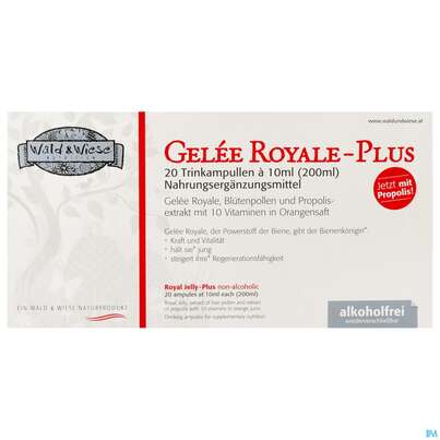 Gelee Royale Plus Trinkamp 10ml Alk.fr 20st, A-Nr.: 3017515 - 01