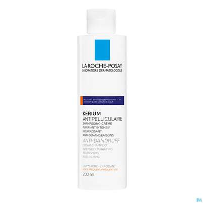 Sie sehen eine Packung Shampoon La Roche Posay Kerium Creme-trock.schuppen 200ml, Produktbild: 02 Shampoon La Roche Posay Kerium Creme-trock.schuppen 200ml, A-Nr.: 3014014 - 02