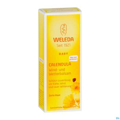 Sie sehen eine Packung Weleda Calendula Wind & Wetter Balsam 30ml, Produktbild: 04 Weleda Calendula Wind & Wetter Balsam 30ml, A-Nr.: 3015077 - 04
