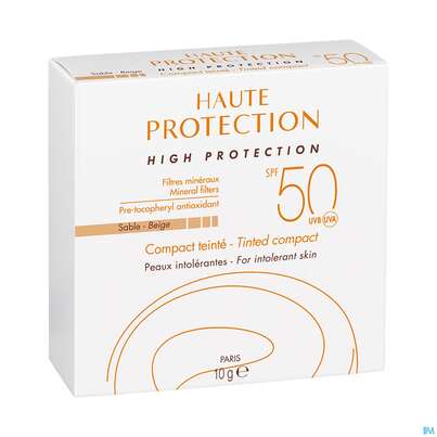 Sie sehen eine Packung Avène Kompaktsonnencreme Sand Spf 50+ 10g, Produktbild: 04 Avène Kompaktsonnencreme Sand Spf 50+ 10g, A-Nr.: 2993436 - 04