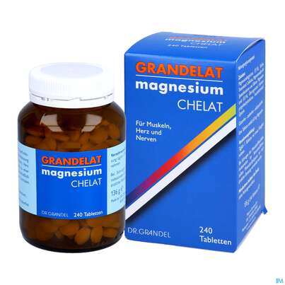 Grandelat Magnesium Chelat Tabl Nr.1117 240st, A-Nr.: 1601210 - 04