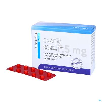 Sie sehen eine Packung Enada N.a.d.h Dr.birkmayer Tabl 7,5mg 80st, Produktbild: 05 Enada N.a.d.h Dr.birkmayer Tabl 7,5mg 80st, A-Nr.: 2963926 - 05