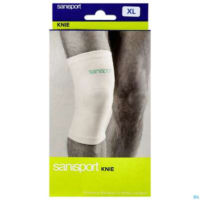 Sie sehen eine Packung Kniebandagen Sanisport Xl Nr 22 1st, Produktbild: 01 Kniebandagen Sanisport Xl Nr 22 1st, A-Nr.: 1616565 - 01