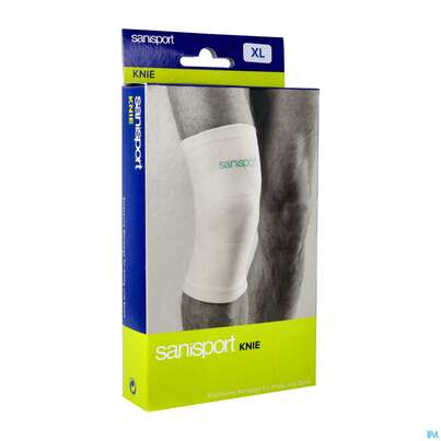 Sie sehen eine Packung Kniebandagen Sanisport Xl Nr 22 1st, Produktbild: 02 Kniebandagen Sanisport Xl Nr 22 1st, A-Nr.: 1616565 - 02