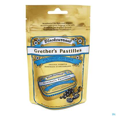 Grether's Pastilles Blackcurrant Zuckerhaltig 100g, A-Nr.: 2969739 - 02
