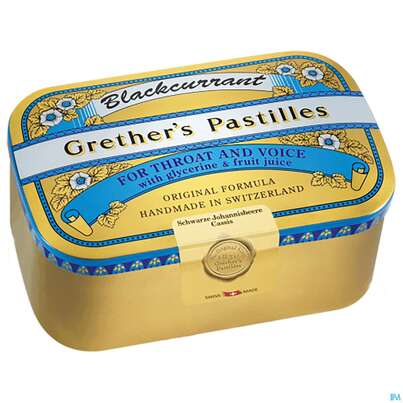 Grether's Pastilles Blackcurrant Zuckerhaltig 440g, A-Nr.: 1549739 - 01