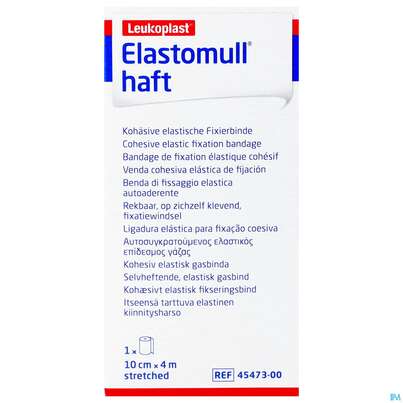 Elastische Binden Elastomull/haft 4mx10cm 45473 1st, A-Nr.: 0765085 - 01