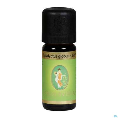 Sie sehen eine Packung Aetherische Oele Primavera Eukalyptus Bio Globulus 10ml, Produktbild: 02 Aetherische Oele Primavera Eukalyptus Bio Globulus 10ml, A-Nr.: 2305100 - 02