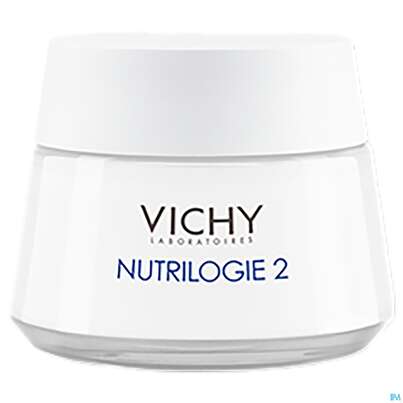 Sie sehen eine Packung Vichy Nutrilogie 2 Sehr Trockene Haut 50ml, Produktbild: 05 Vichy Nutrilogie 2 Sehr Trockene Haut 50ml, A-Nr.: 2297955 - 05