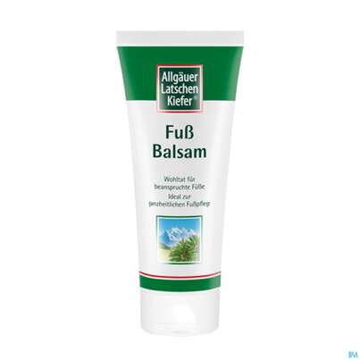 Sie sehen eine Packung Allgäuer Latschenkiefer Fuß Balsam 200ml, Produktbild: 01 Allgäuer Latschenkiefer Fuß Balsam 200ml, A-Nr.: 1436515 - 01