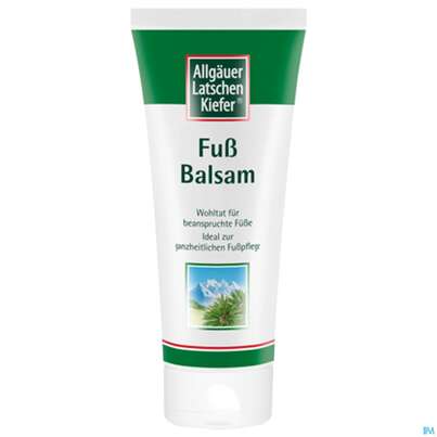 Sie sehen eine Packung Allgäuer Latschenkiefer Fuß Balsam 200ml, Produktbild: 03 Allgäuer Latschenkiefer Fuß Balsam 200ml, A-Nr.: 1436515 - 03