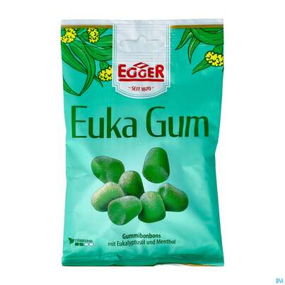 Sie sehen eine Packung Egger Euka Gum 125g, Produktbild: 01 Egger Euka Gum 125g, A-Nr.: 0494172 - 01