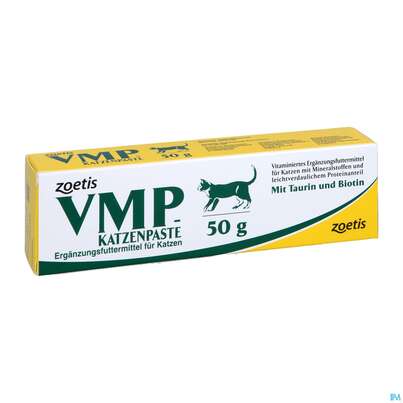 Sie sehen eine Packung Veterinaerprodukte Vmp Katzenpaste 50g, Produktbild: 03 Veterinaerprodukte Vmp Katzenpaste 50g, A-Nr.: 1370957 - 03