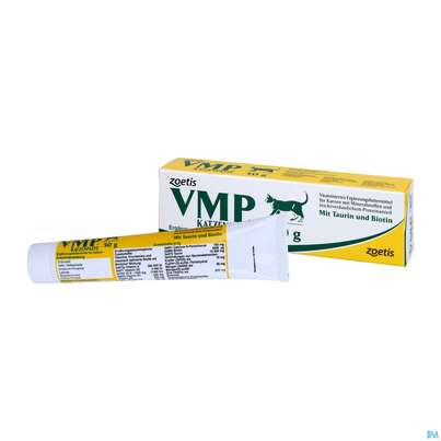 Sie sehen eine Packung Veterinaerprodukte Vmp Katzenpaste 50g, Produktbild: 04 Veterinaerprodukte Vmp Katzenpaste 50g, A-Nr.: 1370957 - 04