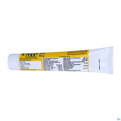 Sie sehen eine Packung Veterinaerprodukte Vmp Katzenpaste 50g, Produktbild: 06 Veterinaerprodukte Vmp Katzenpaste 50g, A-Nr.: 1370957 - 06