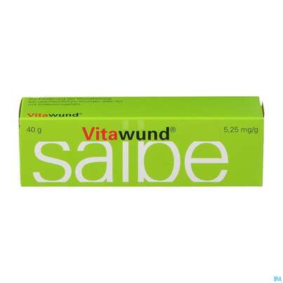 Sie sehen eine Packung Vitawund Salbe 40g, Produktbild: 02 Vitawund Salbe 40g, A-Nr.: 1256948 - 02