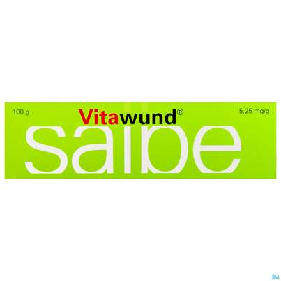 Sie sehen eine Packung Vitawund Salbe 100g, Produktbild: 05 Vitawund Salbe 100g, A-Nr.: 1256954 - 05