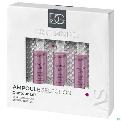 Sie sehen eine Packung Dr.grandel Professional Collection Ampulle 3x3ml Contour Lift 41668 9ml, Produktbild: 02 Dr.grandel Professional Collection Ampulle 3x3ml Contour Lift 41668 9ml, A-Nr.: 3990552 - 02