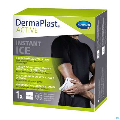 Sie sehen eine Packung Kalt/warm Therapie Dermaplast/active Sofort Kuehlbeutel Instant 15x 17cm 1st, Produktbild: 01 Kalt/warm Therapie Dermaplast/active Sofort Kuehlbeutel Instant 15x 17cm 1st, A-Nr.: 4749203 - 01