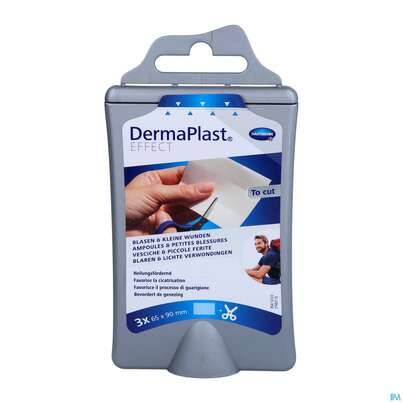 Sie sehen eine Packung Blasenpflaster Dermaplast Zuschneidbar 6,5x 9cm 3st, Produktbild: 03 Blasenpflaster Dermaplast Zuschneidbar 6,5x 9cm 3st, A-Nr.: 3741599 - 03