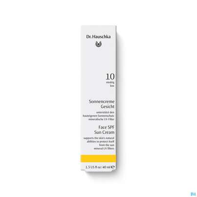 Sie sehen eine Packung Dr. Hauschka Sonnencreme Gesicht Lsf 10 40ml, Produktbild: 01 Dr. Hauschka Sonnencreme Gesicht Lsf 10 40ml, A-Nr.: 5602755 - 01
