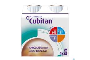 Cubitan 200ml Schokolade 4st, A-Nr.: 3206038 - 01